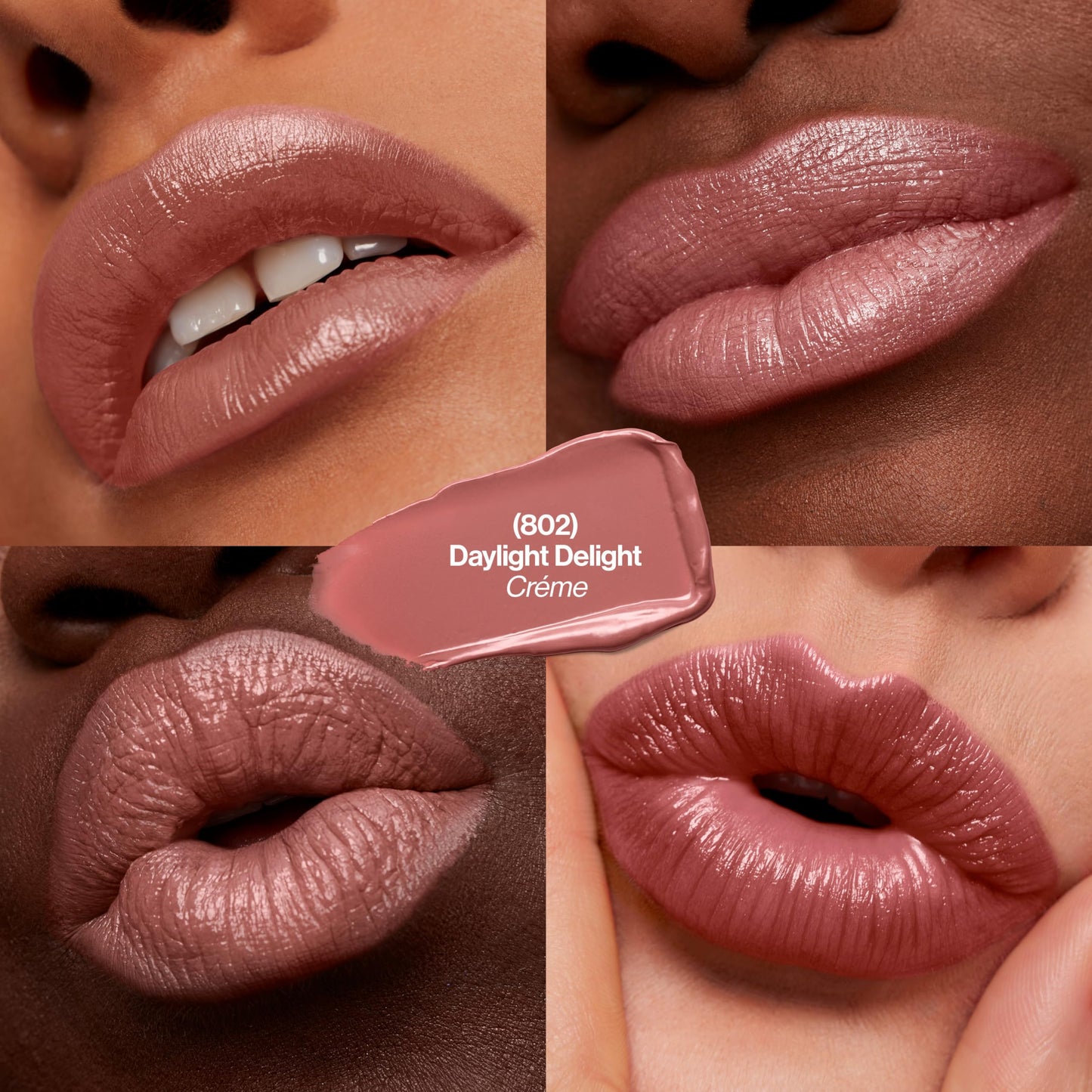 Revlon Super Lustrous Lipstick, Creamy Formula For Soft, Fuller-Looking Lips, Moisturized Feel, 802 Daylight Delight, 0.15 oz