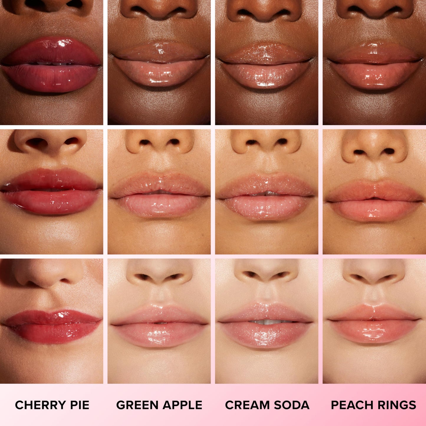 Too Faced Kissing Jelly Lip Oil + Gloss | Hydrating Lip Serum Treatment with Jojoba Oil for Instant Moisture and Glossy Shine, 0.15 Fl Oz, Raspberry