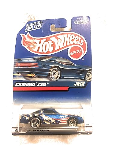 Hot Wheels 1:64 Scale Camaro Z28 #1078 - Blue, Kid, Child