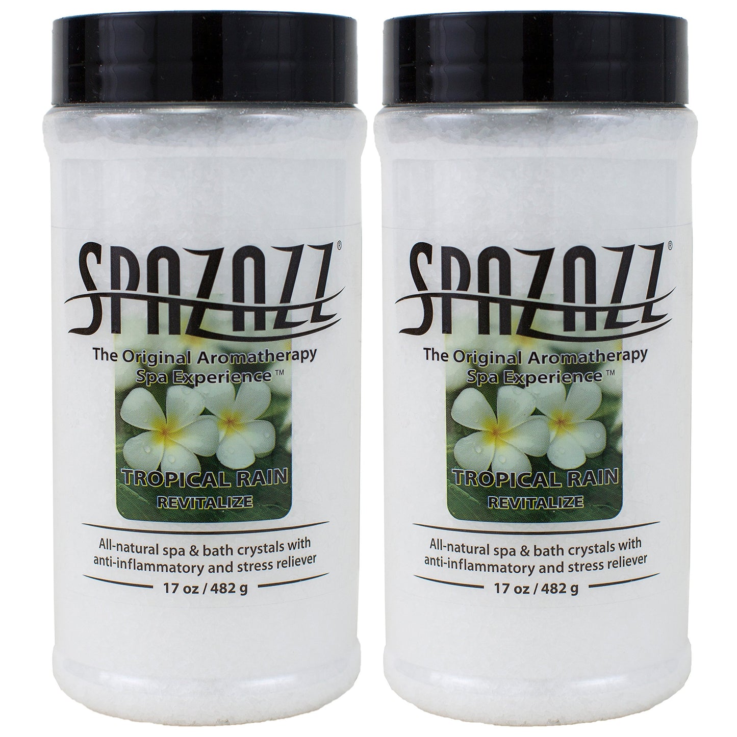 Spazazz Tropical Rain Crystals (17 oz) (2 Pack) Beauty and Personal Care Spazazz