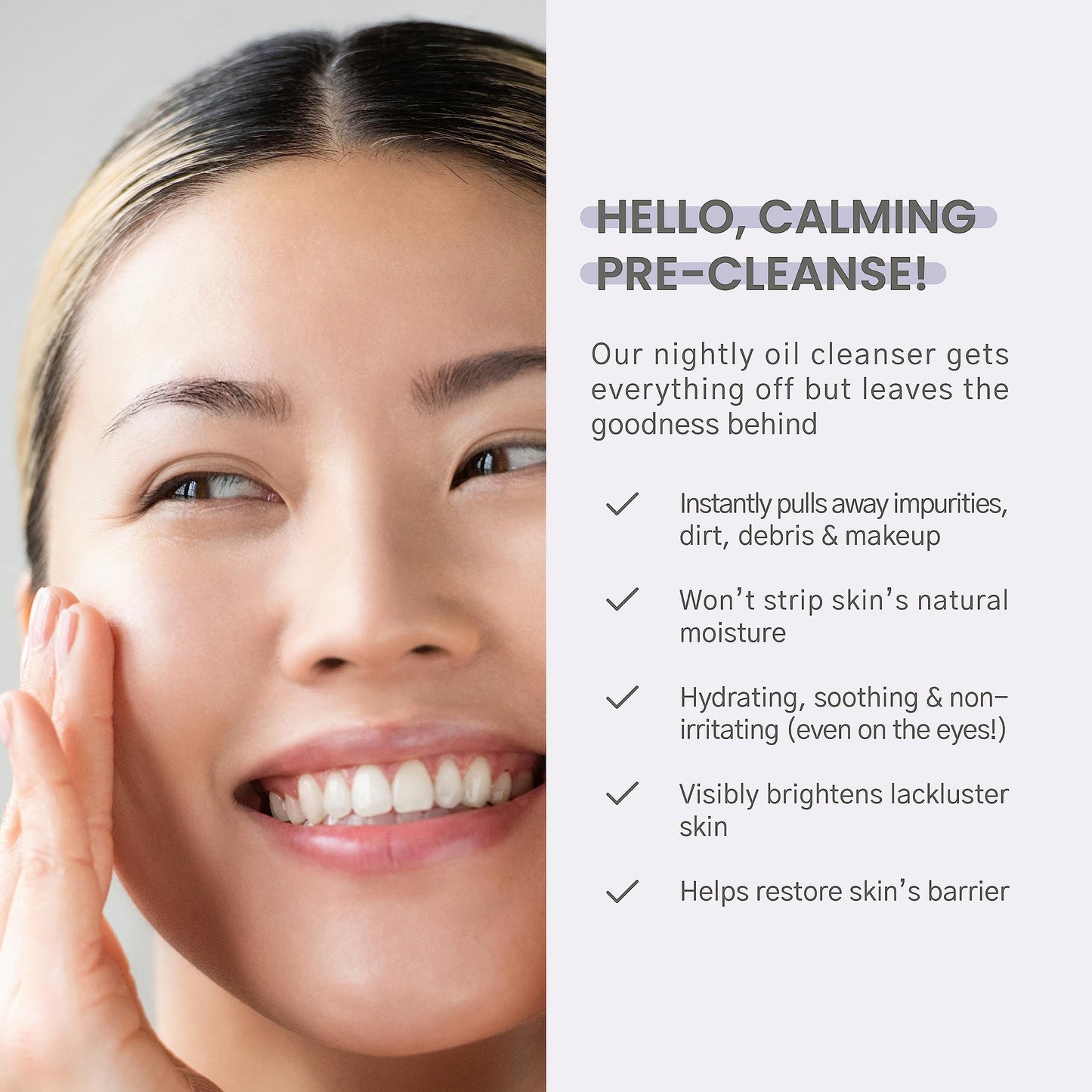 Karuna - Cleansing Oil with Prickly Pear for Clean Skin - Cleanses Without Clogging Pores, Oil Based Cleanser, Travel Size Makeup Remover - Waterproof