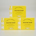 Sulfur Soap Jabon de Azufre (3-PACK) Acne Treatment Facial Soap (3.5oz)