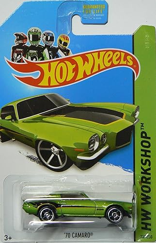Hot Wheels 2014 Muscle Mania Hw Workshop Green '70 Camaro 231/250