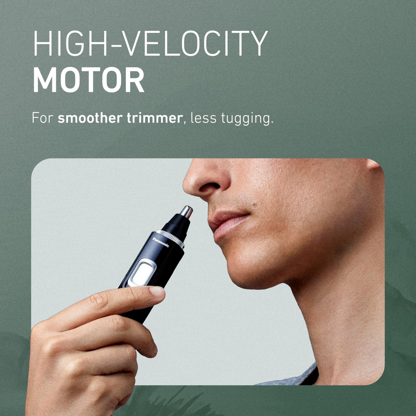 Panasonic Ear and Nose Hair Trimmer for Men with Vacuum Cleaning System, Powerful Motor and Dual-Edge Blades for Smoother Cutting, Wet/Dry - ER-GN70-K Beauty and Personal Care Panasonic