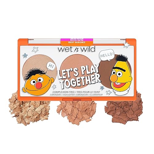wet n wild x Sesame Street, Let’S Play Together, Complexion Trio Best Buddies