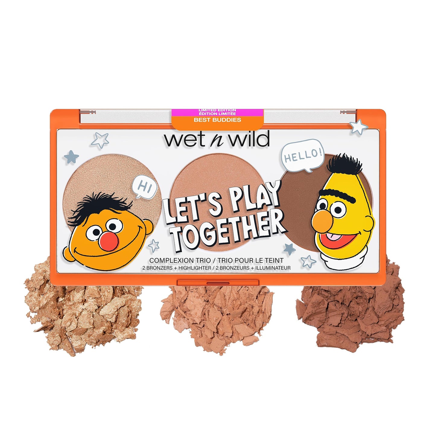 wet n wild x Sesame Street, Let’S Play Together, Complexion Trio Best Buddies