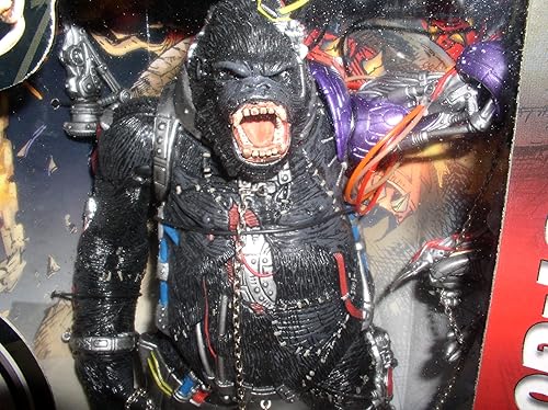 1998 - McFarlane Toys - Spawn - Series 12 - Cy-Gor 2 Ultra-Action Figure - Special Boxed Edition - Chest Cavity Opens to Reveal Cyber-Chimp - Mint…