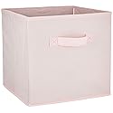 Achim Home Furnishings Collapsible Storage Bins, Set of 4, Rose Quartz
