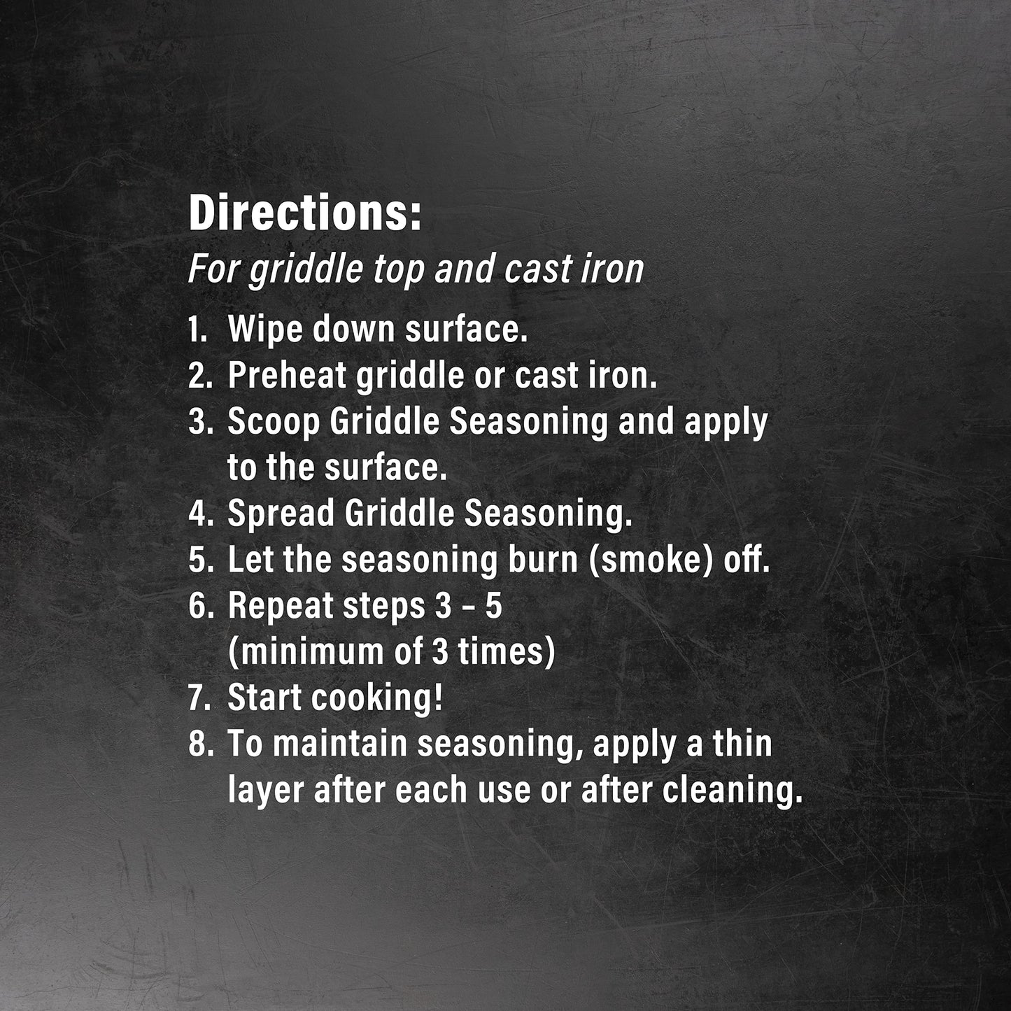 Blackstone 4146 Griddle Conditioner Kit – 2-in-1 Cast Iron Seasoning Oil for Grill, Skillet, Dutch Oven – 15.3oz, Plant-Based