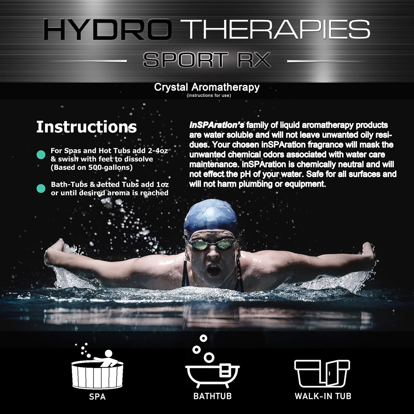 InSPAration 7496 Stimulate Hex Stimulate Therapies Crystals, 19 Oz, Beauty and Personal Care InSPAration