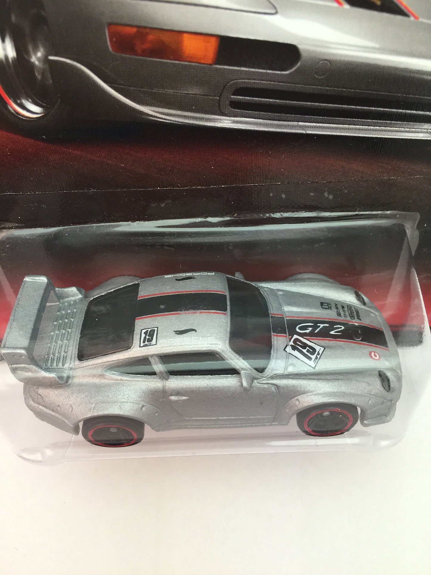 HOT WHEELS PORSCHE SERIES SILVER PORSCHE 993 GT2 4/8