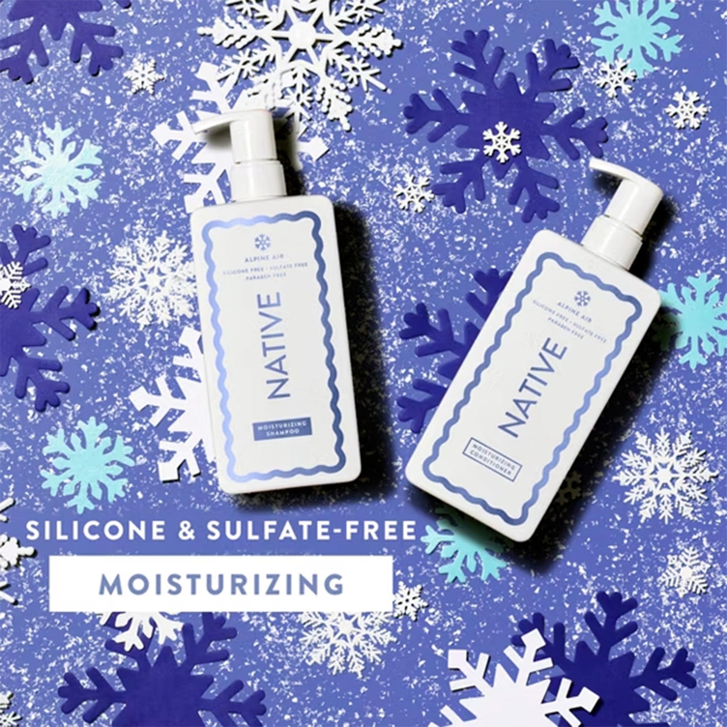 Native Holiday Limited Edition Alpine Air Moisturizing Conditioner and Shampoo - 16.5 fl oz. - Pack Of 02
