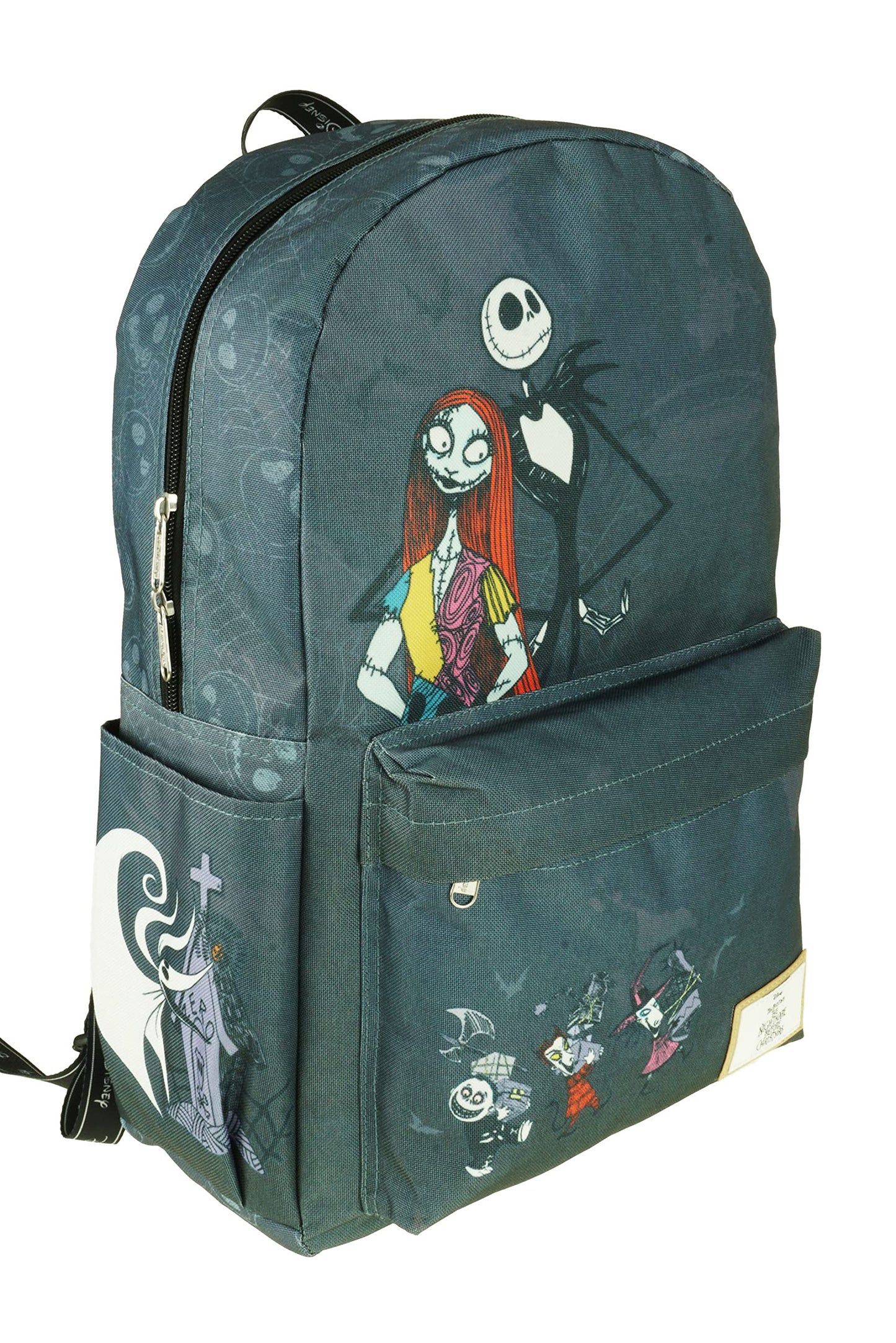 KBNL Classic Disney Nightmare Before Christmas Backpack with Laptop Compartment for School, Travel, and Work, Multicolor, Large Fashion KBNL