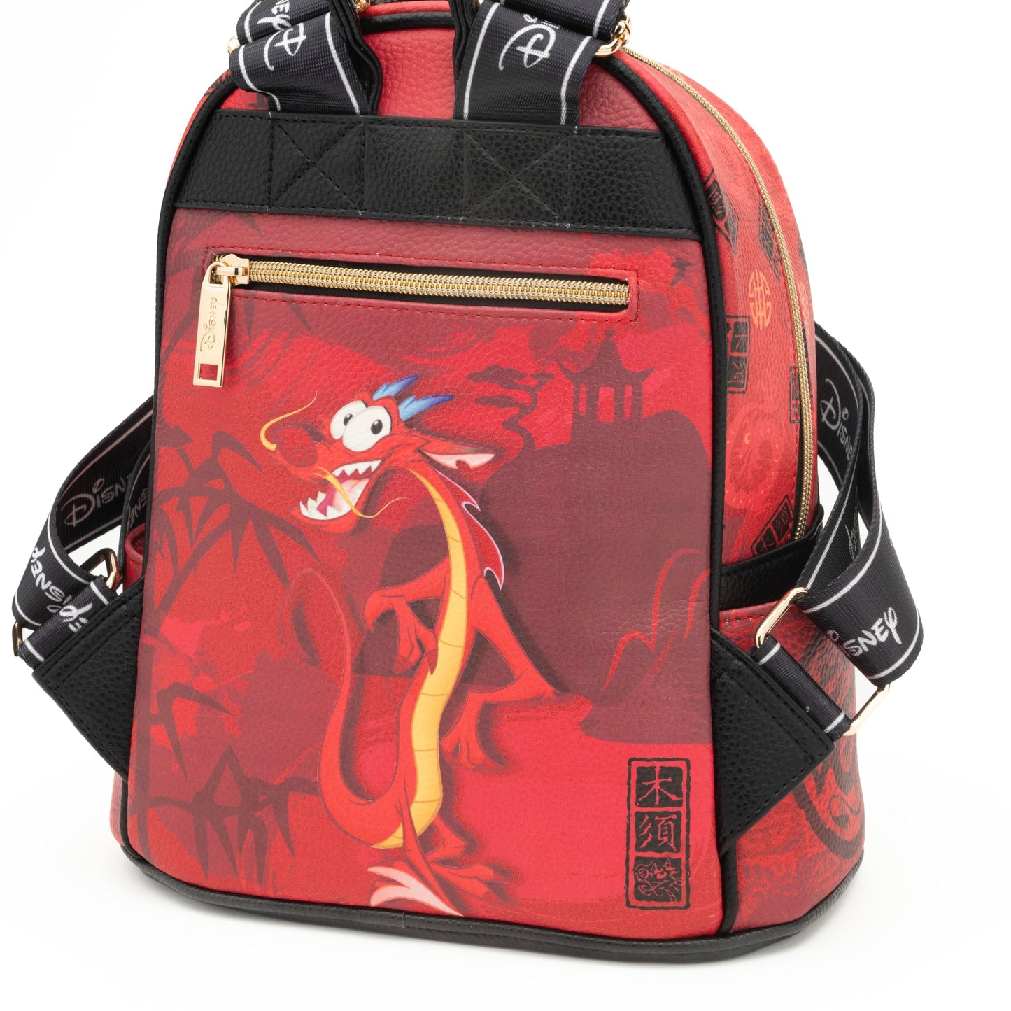 Wondapop - Mushu 11"" Vegan Leather Fashion Mini Backpack, Red