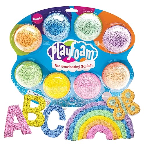 Educational Insights Playfoam 8-Pack, Fidget Toy & Sensory Toys for Kids & Adults, Easter Basket Stuffers for Kids, Gift for Ages 3+