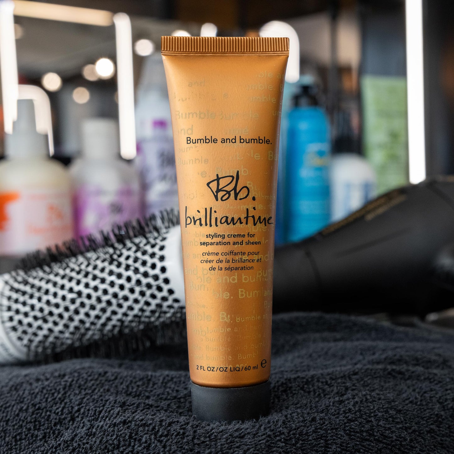 Bumble and bumble. Brilliantine Styling Cream | For Separation and Sheen | With Castor Oil, 2 Fl Oz