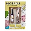 Blossom Moisturizing Scented pH Color Changing Crystal Lip Balm Strawberry Scented Lip Stain Tint, Mini Coconut Rollon Scented Lip Gloss, Infused