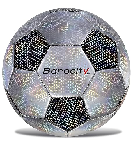Barocity Classic Black & Silver Soccer Ball Size 5