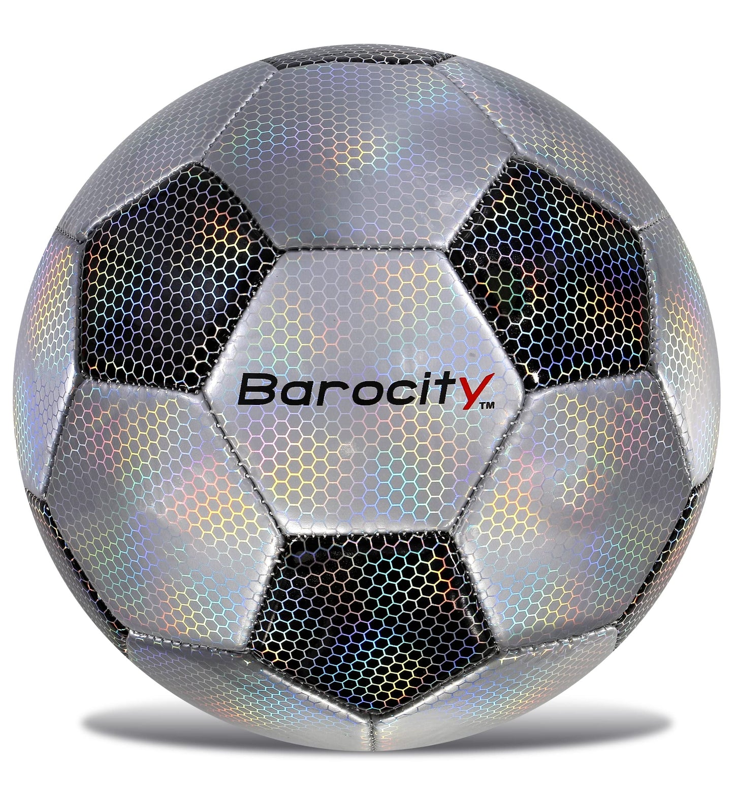 Barocity Classic Black & Silver Soccer Ball Size 5
