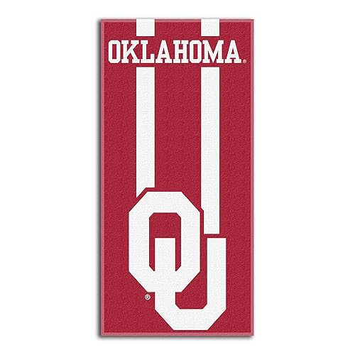 Northwest NCAA Oklahoma Sooners Unisex-Adult Beach Towel, 30" x 60", Zone Read