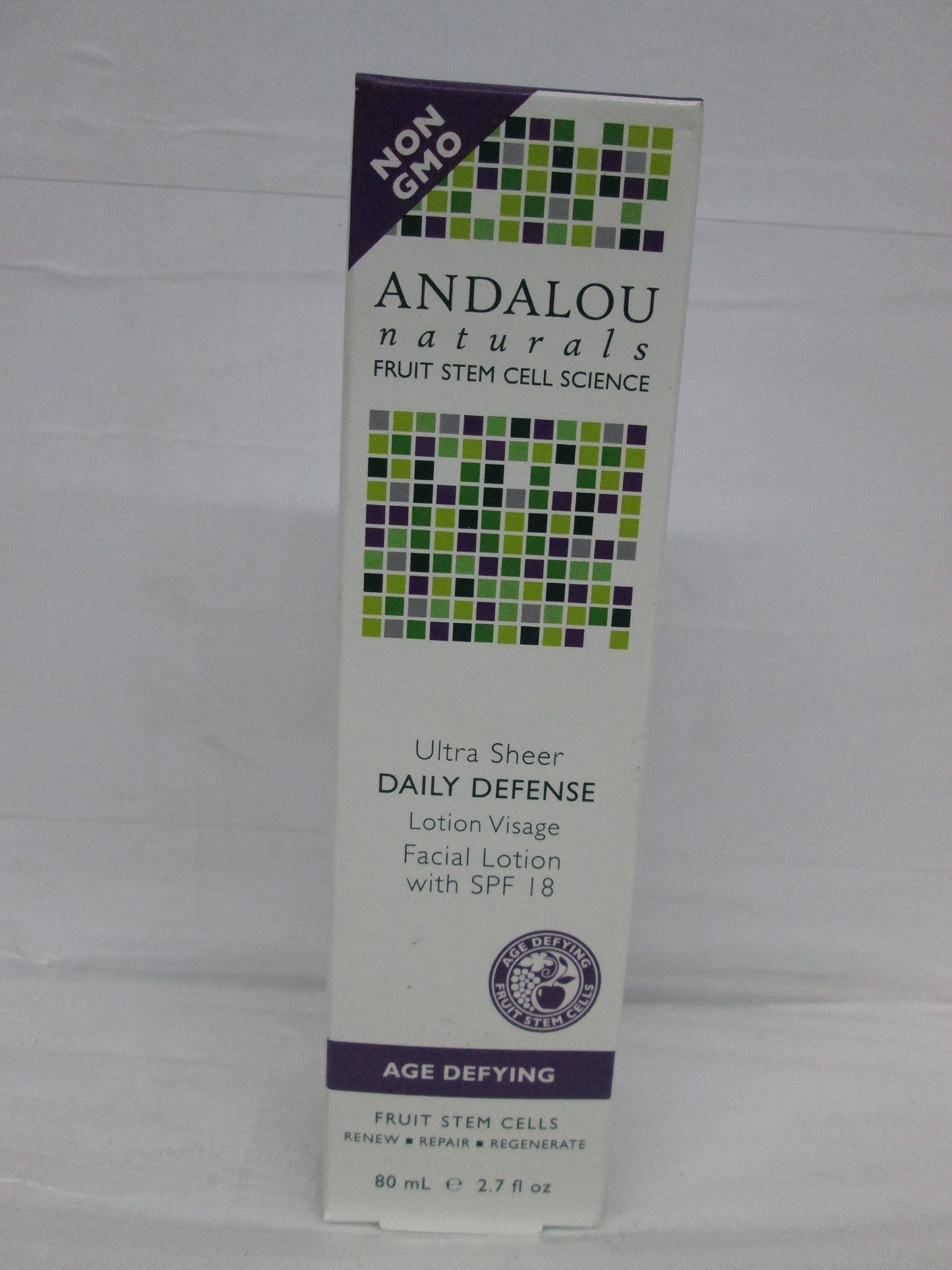 Andalou Naturals Face Lot Dly Def SPF 18 2.7 Fz