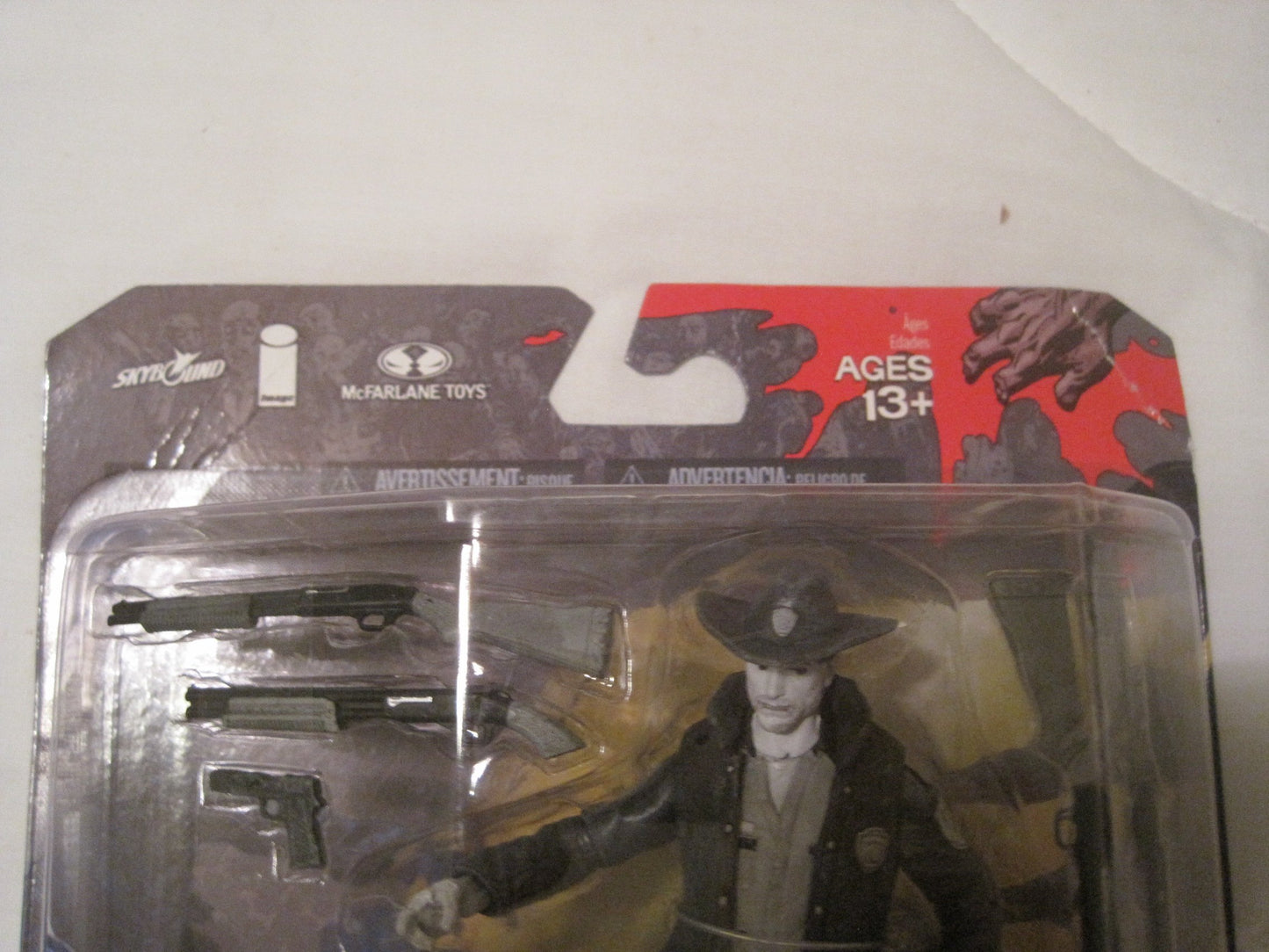 McFarlane Toys The Walking Dead COMIC Series 1 Exclusive Action Figure Officer Rick Grimes Black White Variant by Unknown