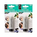 Kiss Quick Cover Gray Hair Touch up Wet Stick Type (2 Pack - Black)