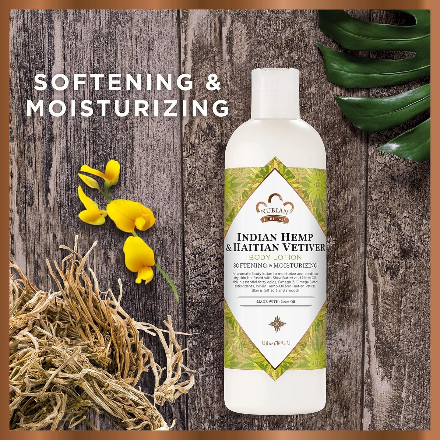 Nubian Heritage Lotion Body Hemp&Vetiver