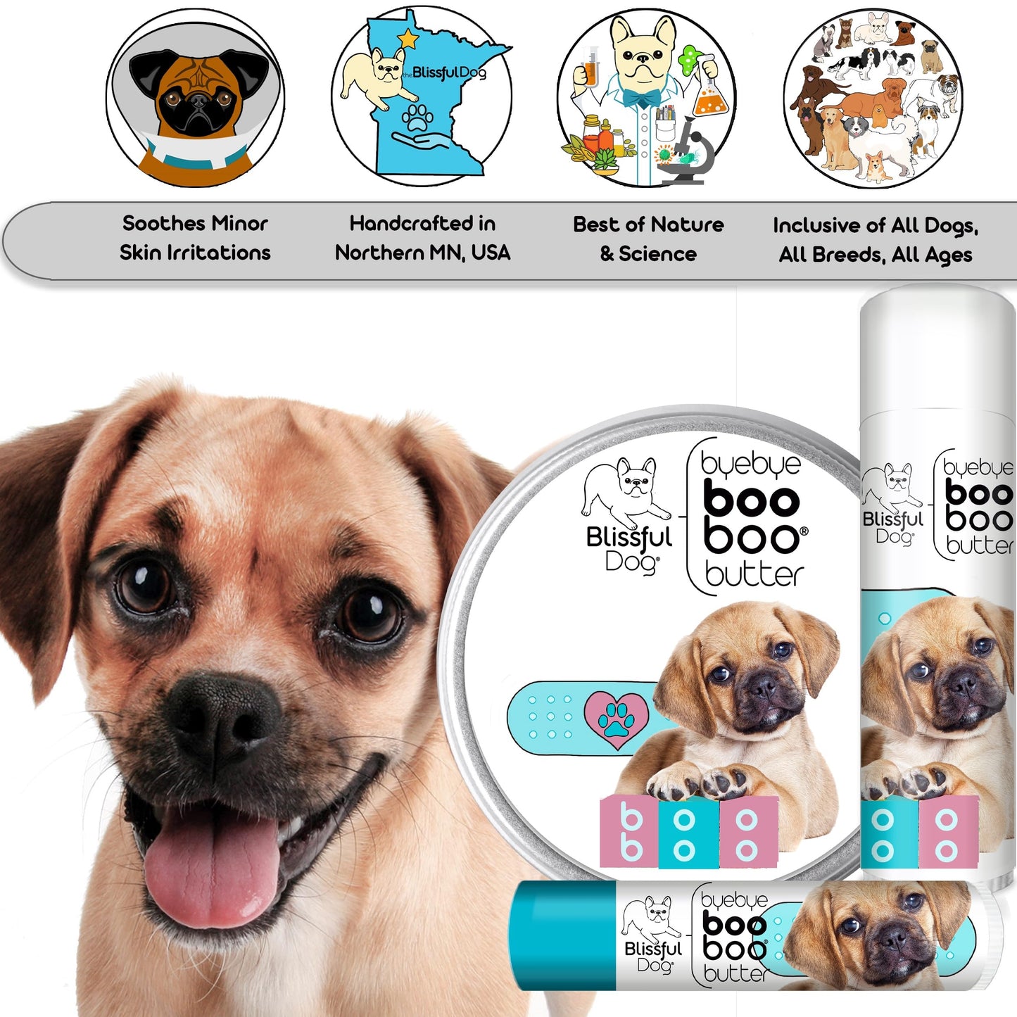 The Blissful Dog Puggle Boo Boo Butter, 0.50-Ounce Beauty and Personal Care The Blissful Dog