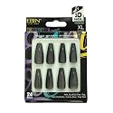 EBIN NEW YORK EMPIRE DREAMS - Rooftop Views | Press-On Nail Set in Long Coffin Style, Salon Acrylic Finish, Includes Prep Pad, Mini Nail File & Nail Beauty & Personal Care EBIN NEW YORK