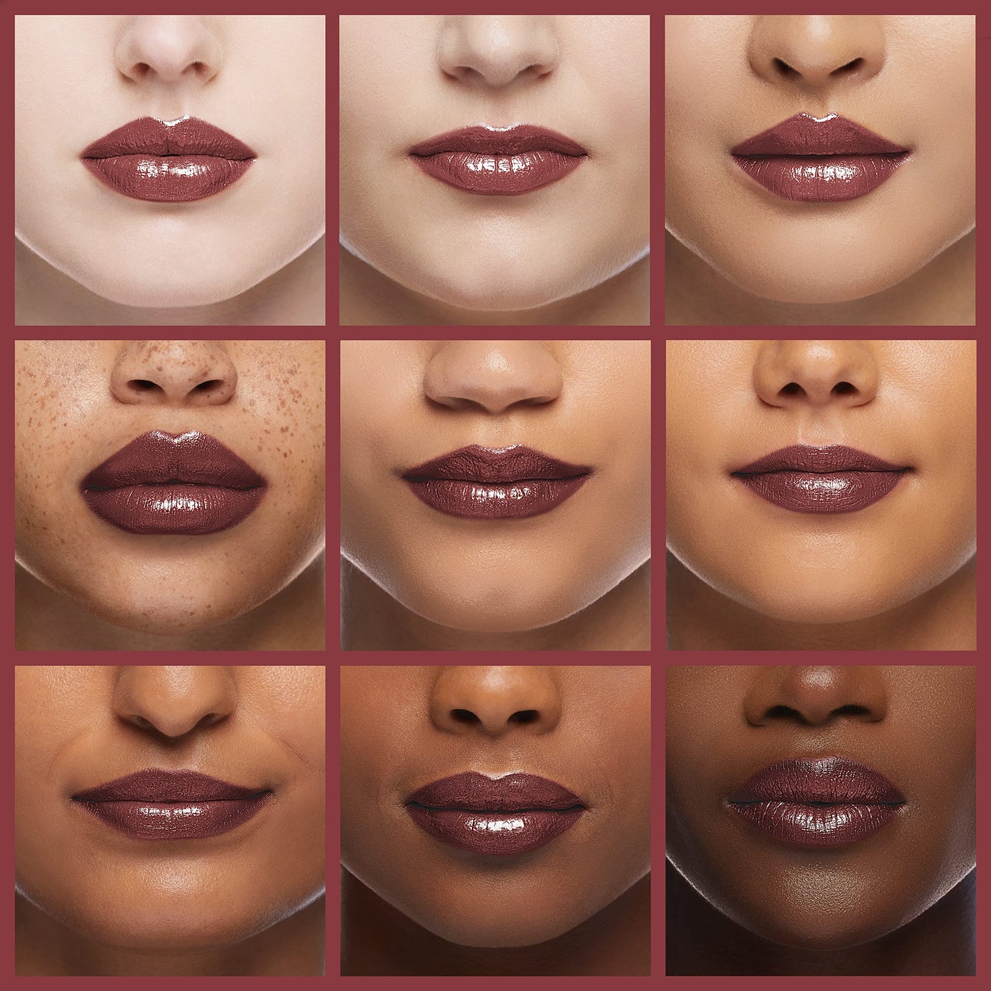 Black Radiance Metalicious Metallic Lipstick Lip Sculptor Lava Chrome (Burgundy)
