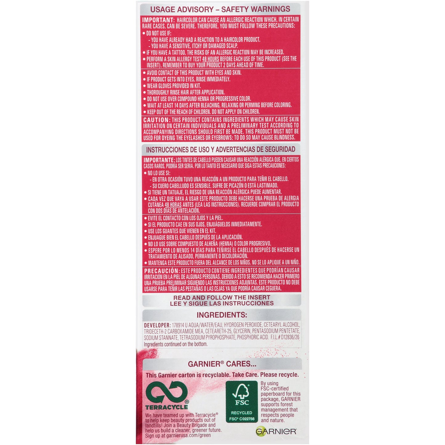 Garnier Hair Color Sensation Rich Long-Lasting Cream, 9.0 Light Natural Blo
