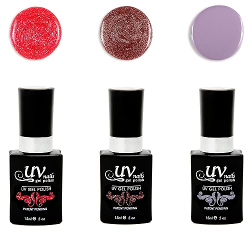 UV-Nails Hekate Set of 3 UV or LED gel polish Beauty & Personal Care UV-NAILS