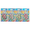 Vivace 4Pack 48Tips Color Changing Under Sun Fake Nails, Artificial Preglued Junior Sticker Nails 11461 etc (Sun 1)