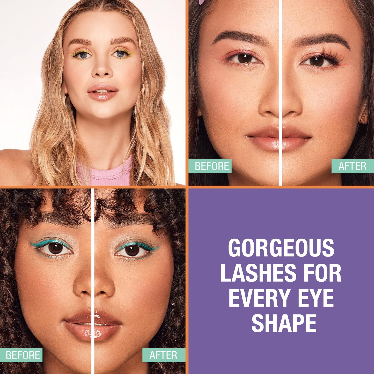 Ardell Winks Half & Half Eyelashes Pre-Cut Lashes Winks & Crush - Mix & Match Wispy Cat Eye Lashes Strips, Natural Look False Eyelashes, 1 Pack