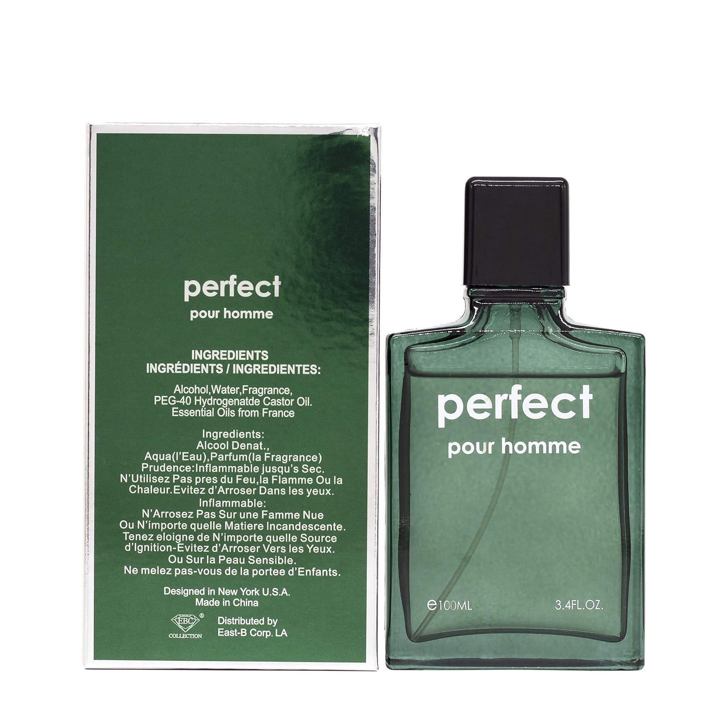 EBC Perfect Eau De Toilette for Man, 100ml/3.4 OZ