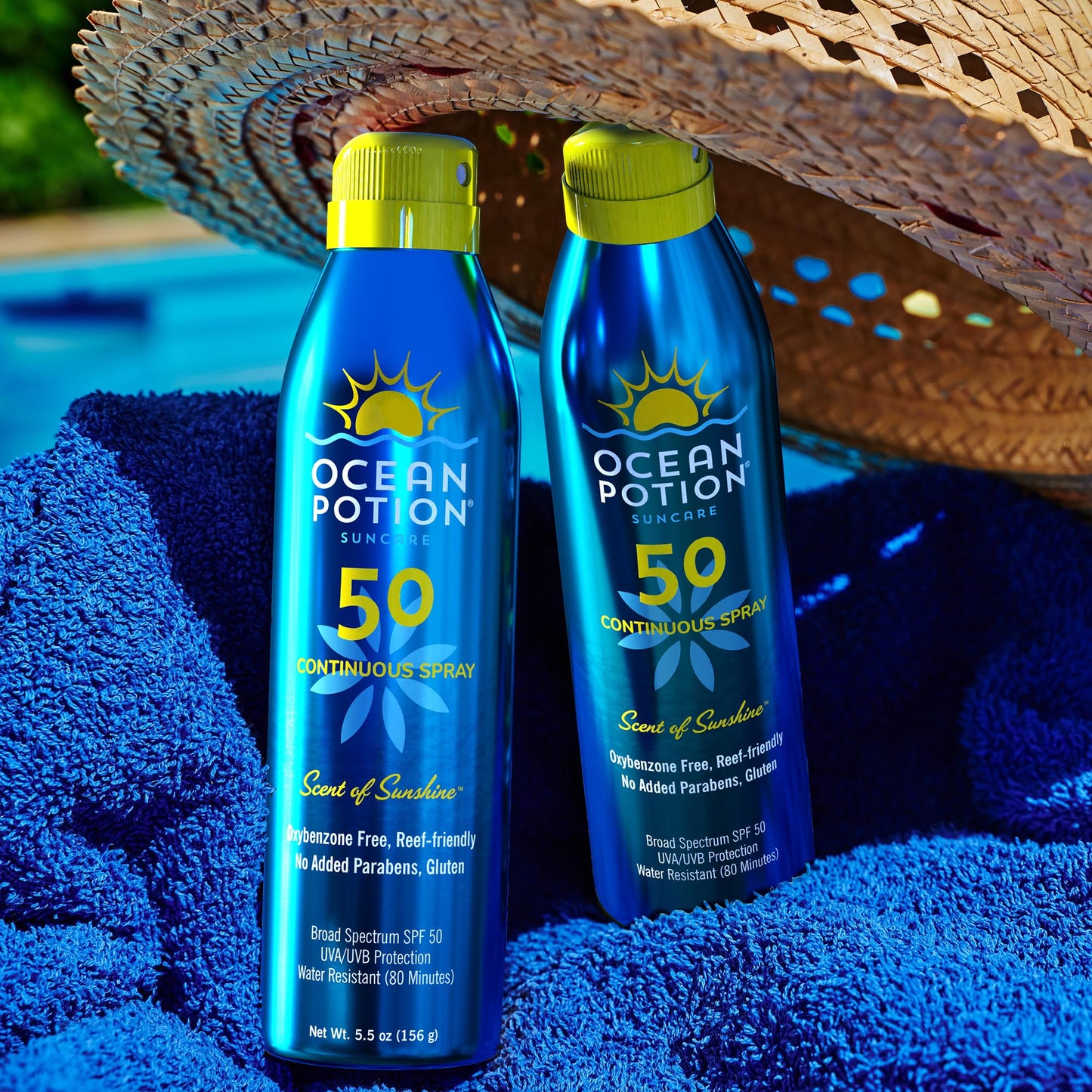 Ocean Potion Sunscreen Body Spray SPF#50 5.5oz C-Spray