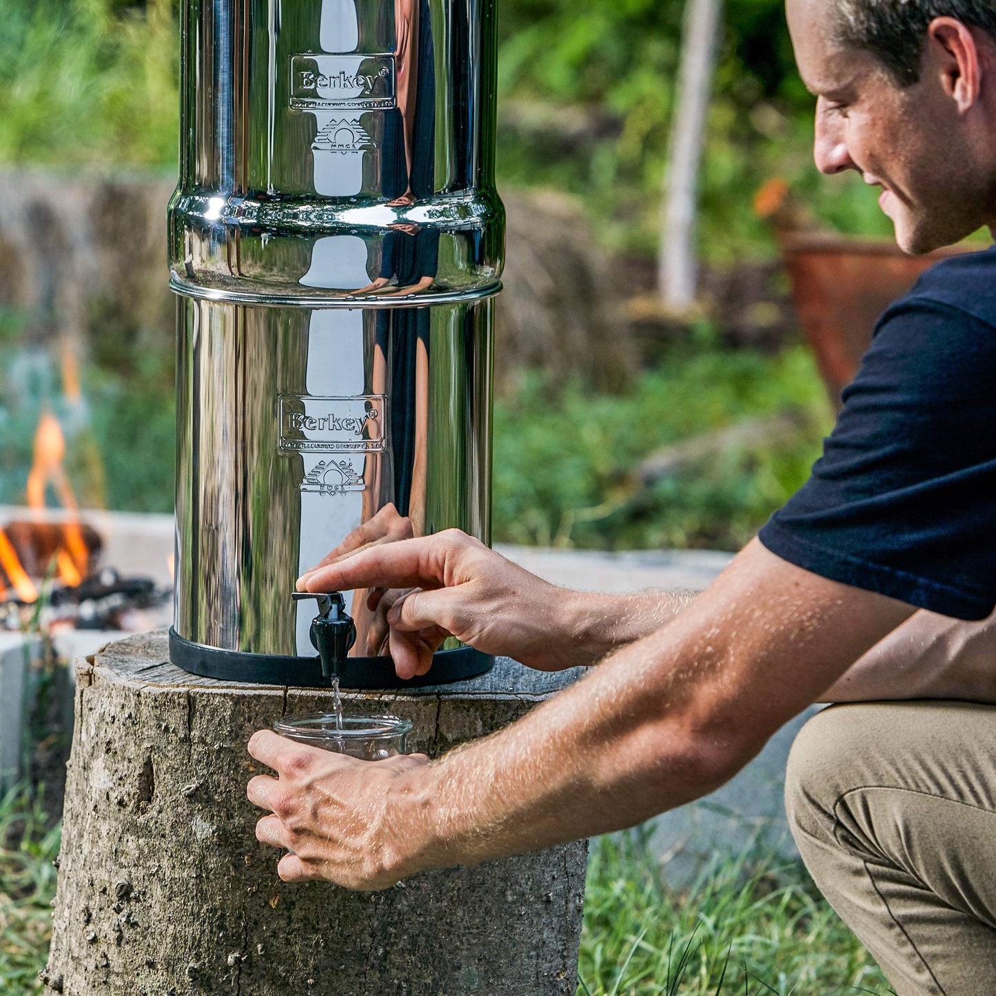 Travel Berkey Gravity-Fed Water Filter with 2 Black Berkey Elements-Enjoy Potable Water While Camping, RVing, Off-Grid, Emergencies, Every Day at Home