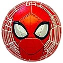 Marvel Spider-Man Soccer Ball, Mask and Webs Design Youth Kids Futbol, Multi, Size 5, Red Combo