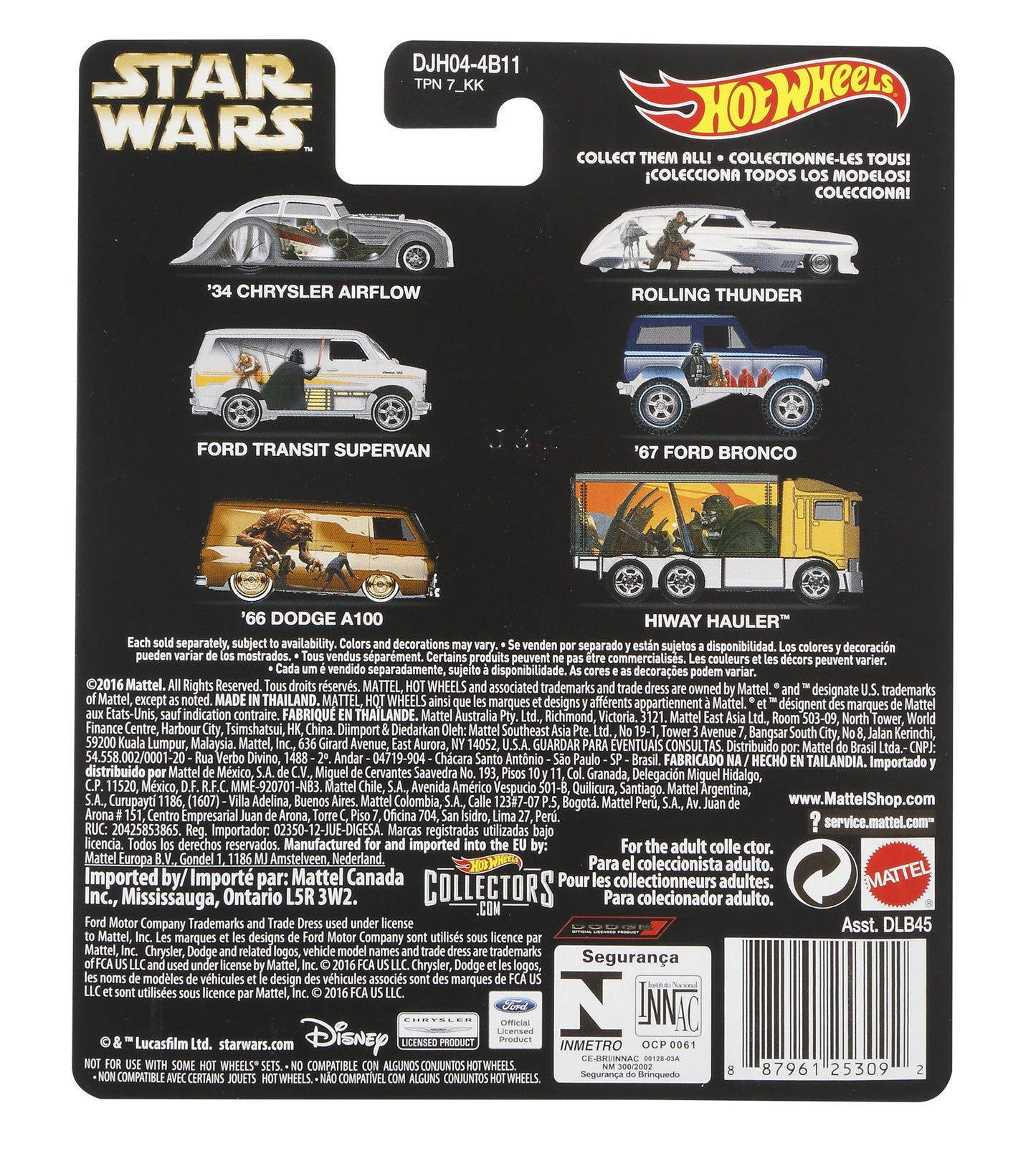 Hot Wheels Star Wars '34 Chrysler Airflow Vehicle