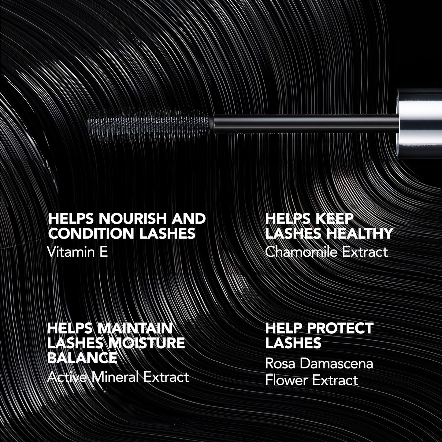 BUXOM Lash Volumizing Mascara, Blackest Black, Full Size