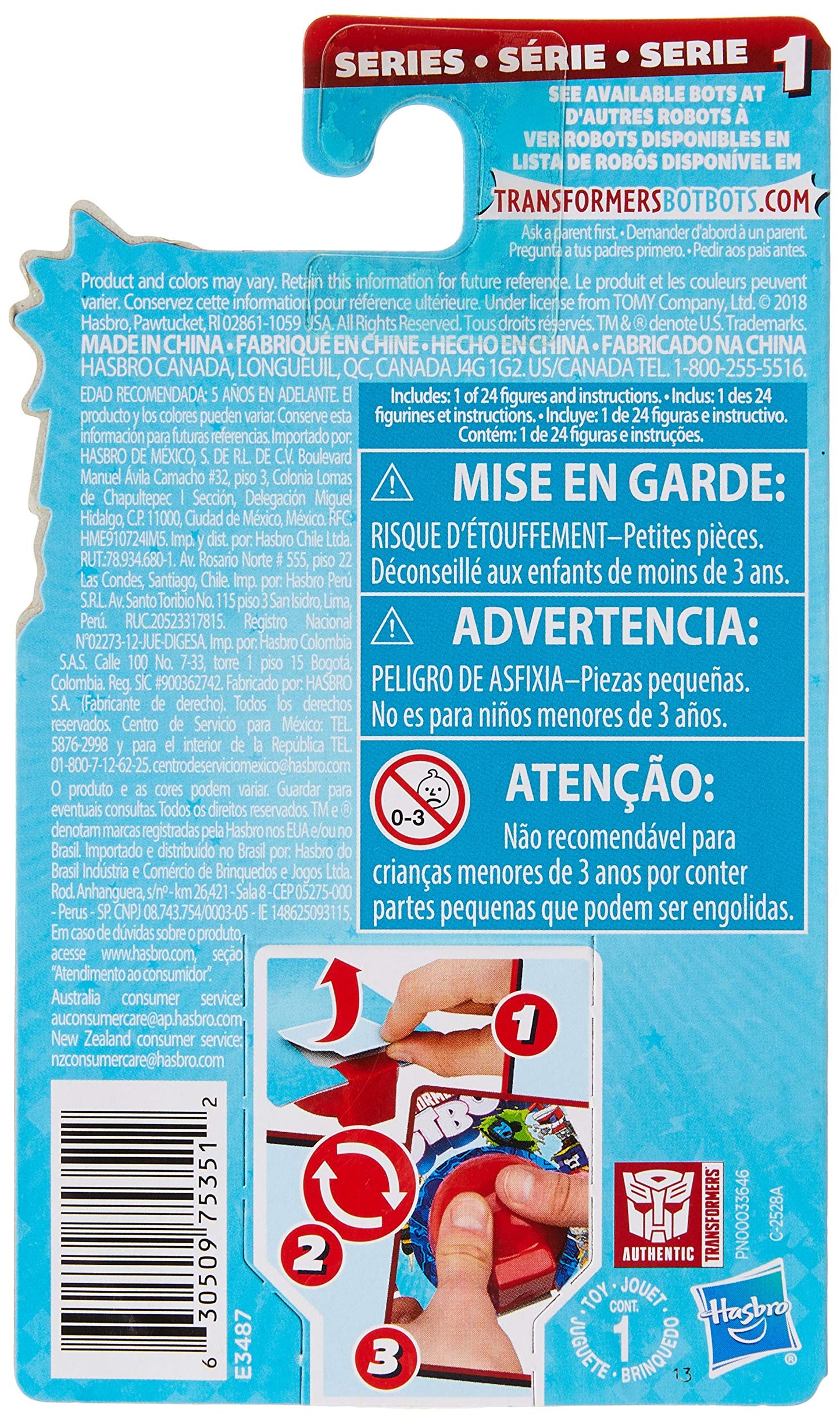 Transformers BotBots Collectible Blind Bag Mystery Figure (Series May Vary) - Surprise 2-in-1 Toy!