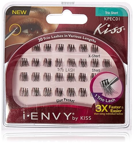 Kiss Envy Trio Short 30 Lashes