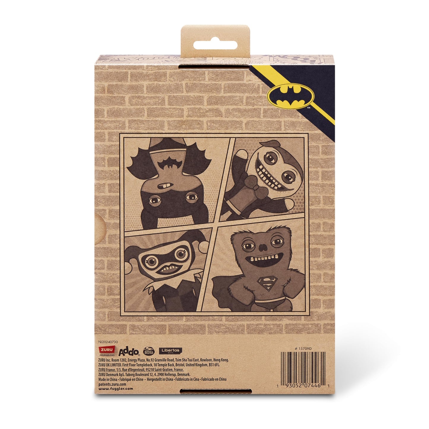 Fuggler x DC by ZURU Funny Ugly Monster, Plush, Collectible, Toy (Batman)