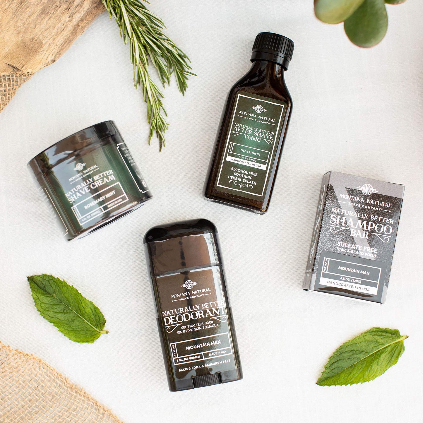 MNSC Unscented Naturally Better Shave Cream - Smooth Shave, Hypoallergenic Sensitive Skin Formula, Softer Skin, Prevents Razor Burn, Handcrafted…