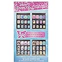 Disney Princess - Townley Girl 48 Pcs Press-On Nails Artificial False Nails Set for Girls, Kids with Pre-Glue Full Cover Acrylic Nail Tip Kit, Ages 6+
