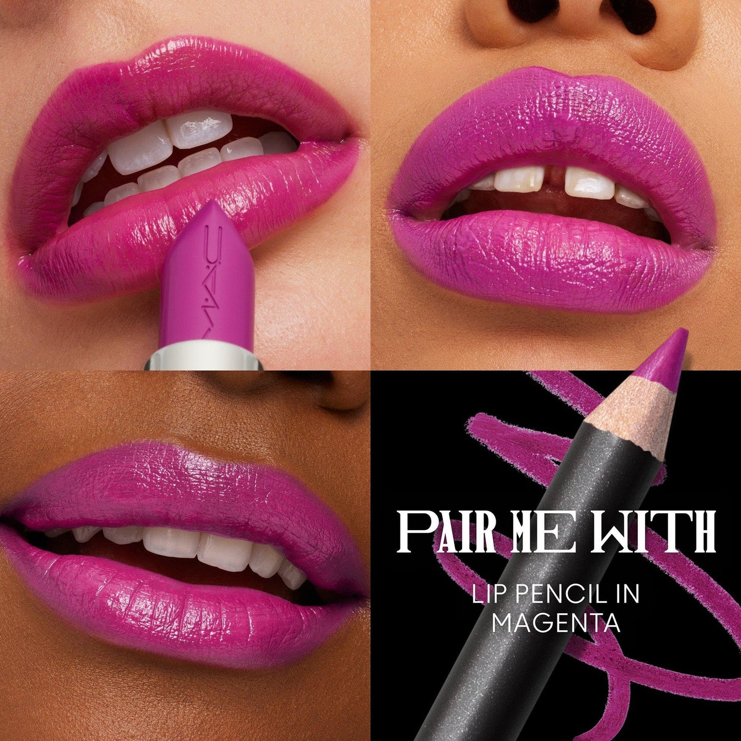 MAC M·A·Cximal Sleek Satin Lipstick, Violet Vapor, 0.12 Ounces