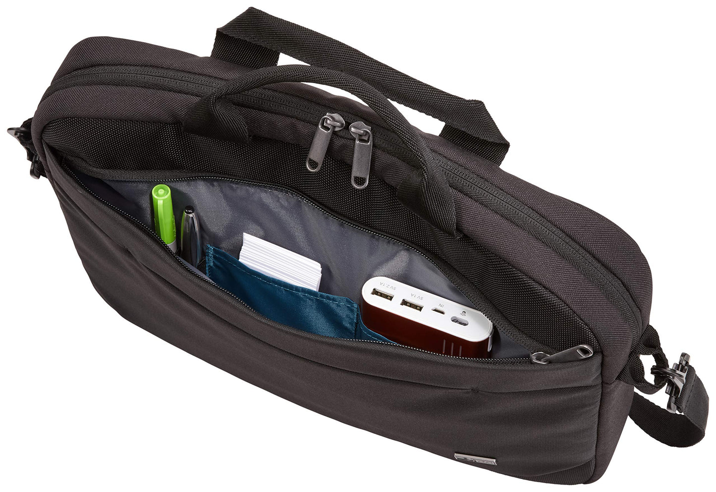 Case Logic Advantage 14" Attaché-Dark Blue, 13"x14.6"x2.8" (3203987)