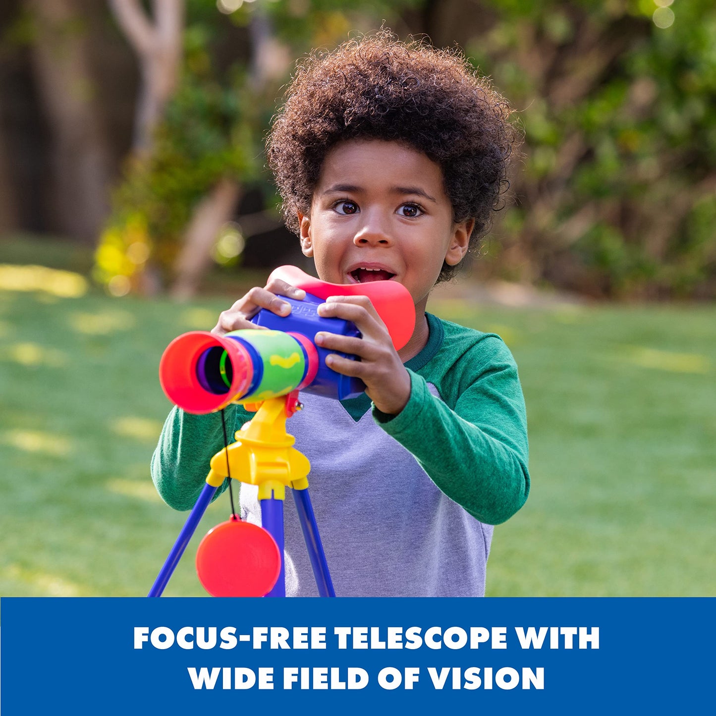 Educational Insights GeoSafari Jr. My First Telescope – Beginner Kids Space Toy, STEM Learning Science Gift for Boys & Girls Ages 4+