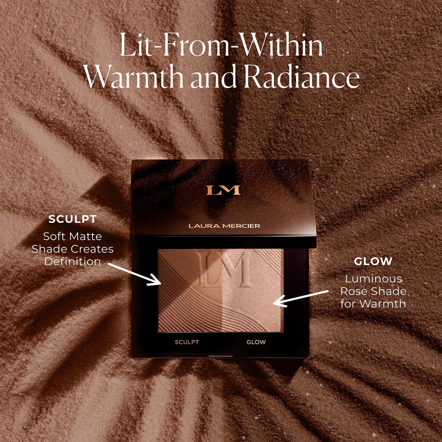 Laura Mercier Bronze Color Infusion, 12HR Long Wear, Talc-Free Bronzer Powder, Skin-Smoothing, Lightweight and Breathable, Natural Glow, Blurred